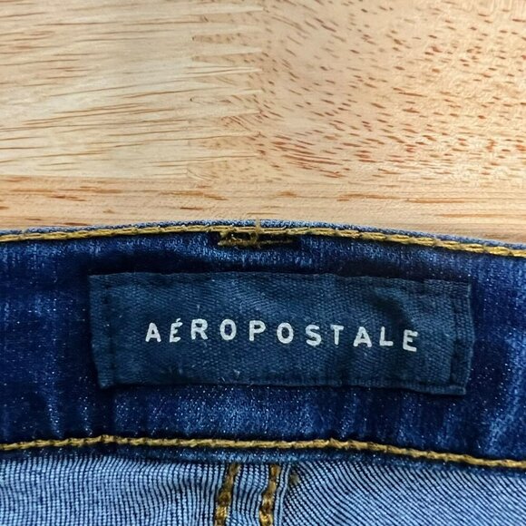 Aeropostale Womens Distressed Jeggings Low Rise Size 0R - Picture 8 of 10